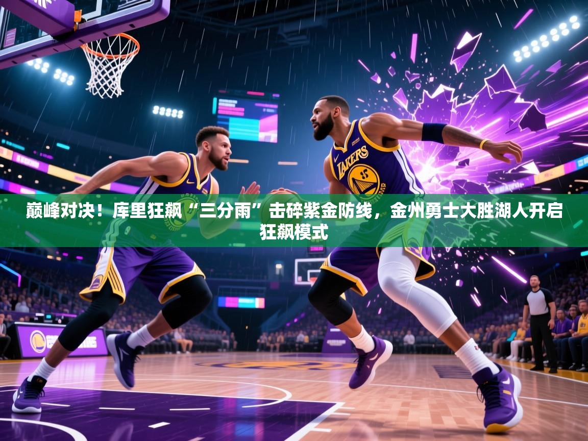 巅峰对决！库里狂飙“三分雨”击碎紫金防线，金州勇士大胜湖人开启狂飙模式